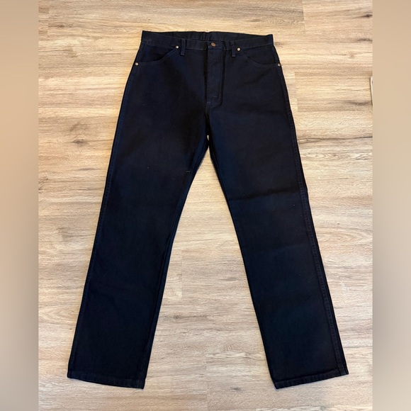 Wrangler Other - 36x34 Wrangler Black Denim Jeans